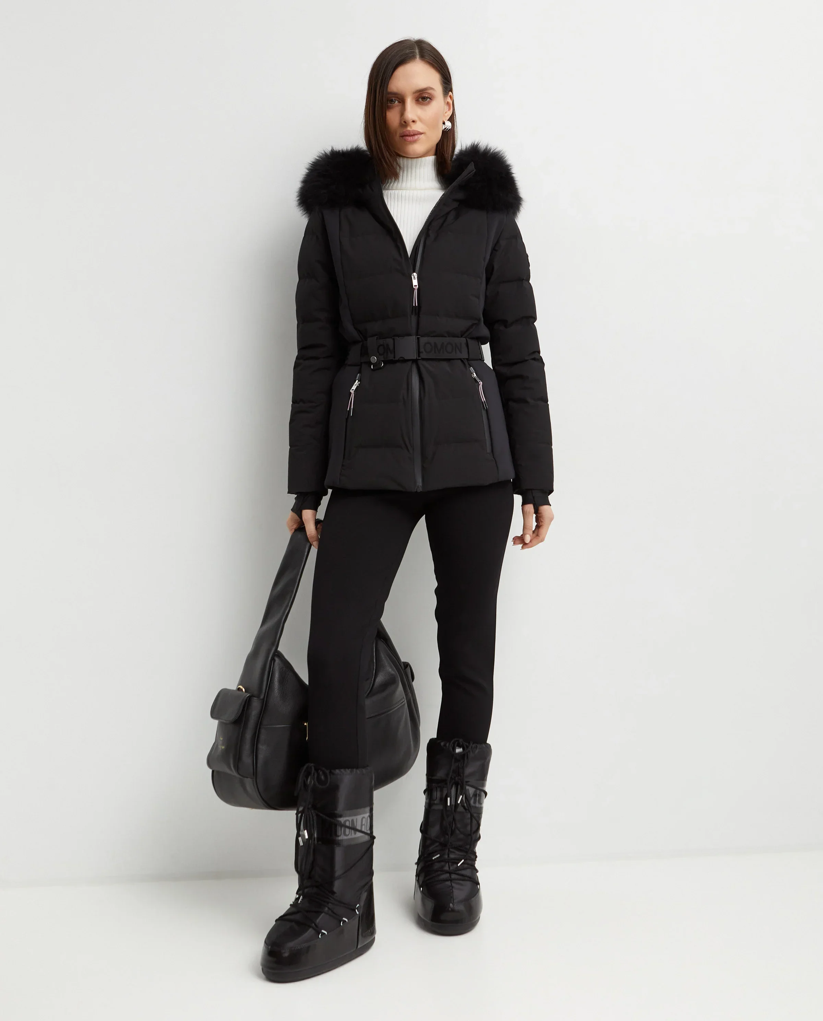 Czarna kurtka z kapturem - Image #2