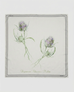 Jedwabna apaszka z printem - Image #1