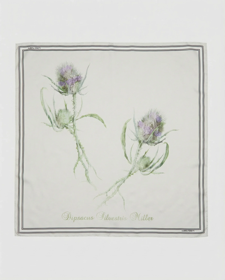 Jedwabna apaszka z printem