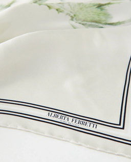 Jedwabna apaszka z printem - Image #2