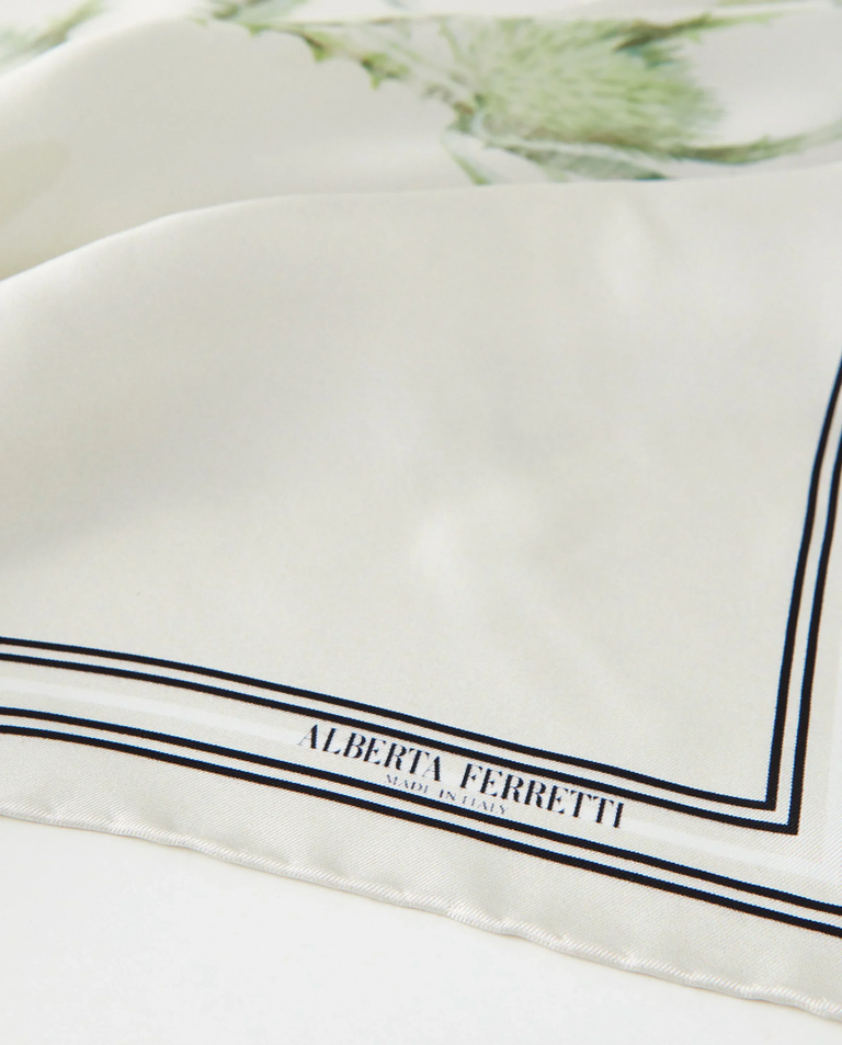 Jedwabna apaszka z printem - Image #2