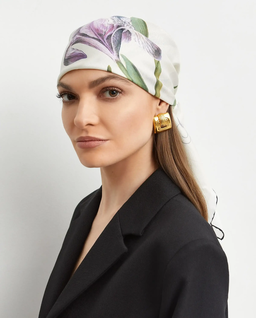 Jedwabna apaszka z printem - Image #0