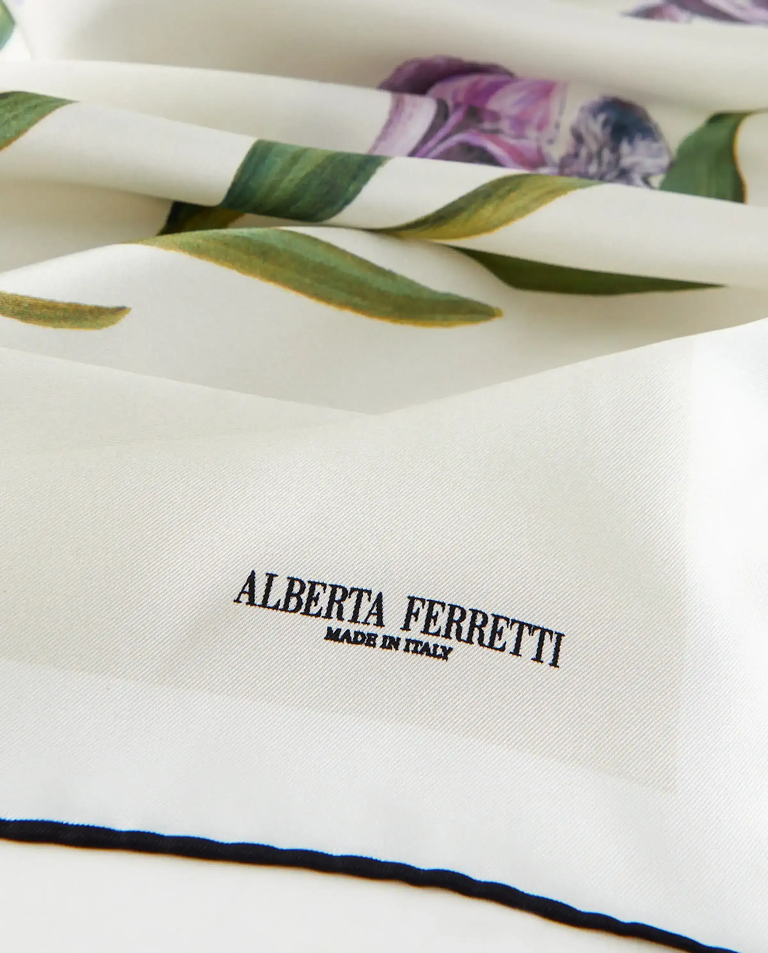 Jedwabna apaszka z printem - Image #3