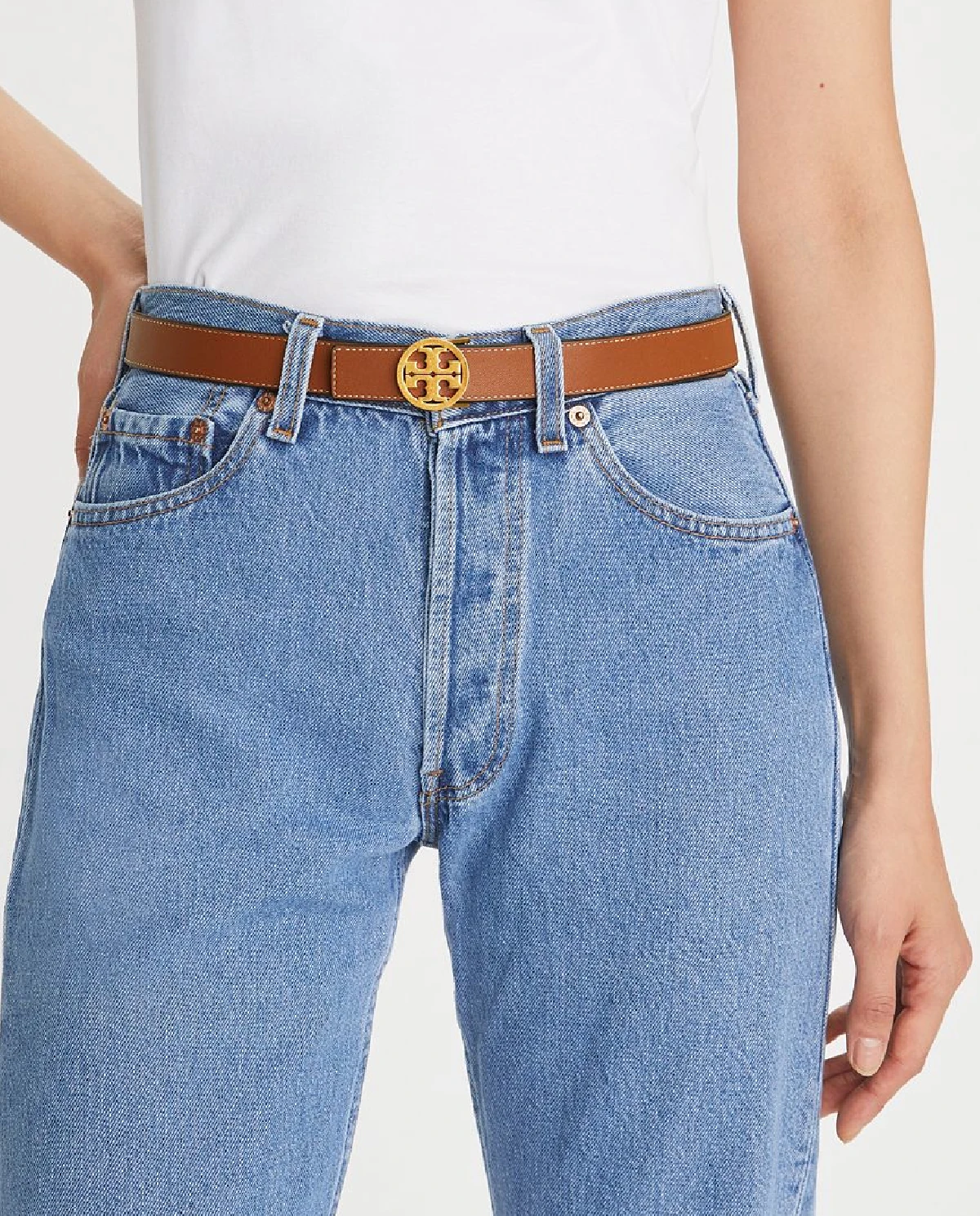 Dwustronny pasek ze skóry - Image #1