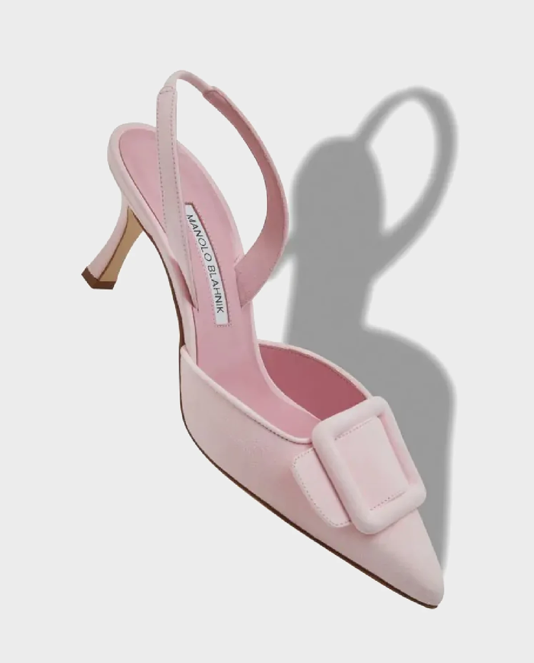 Jasnoróżowe czółenka Maysli 70 - Image #2