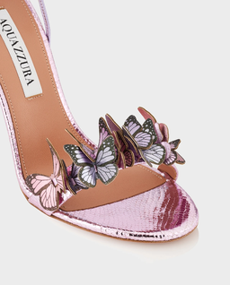 Sandały na szpilce z motylami Papillon 105 - Image #4