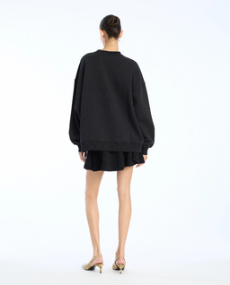 Czarna bluza z logo - Image #3