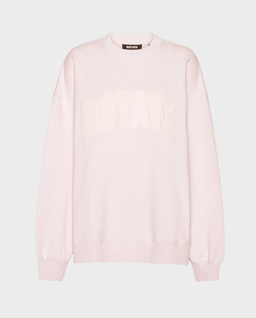 Jasnoróżowa bluza z logo - Image #1