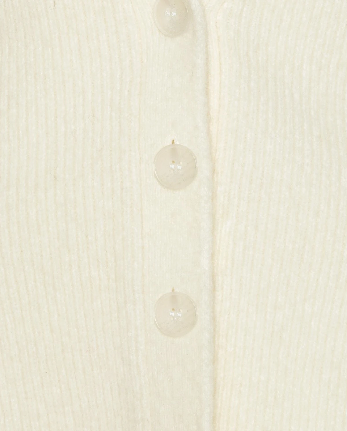 Kremowy kardigan z baskinką - Image #4