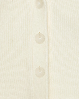 Kremowy kardigan z baskinką - Image #4