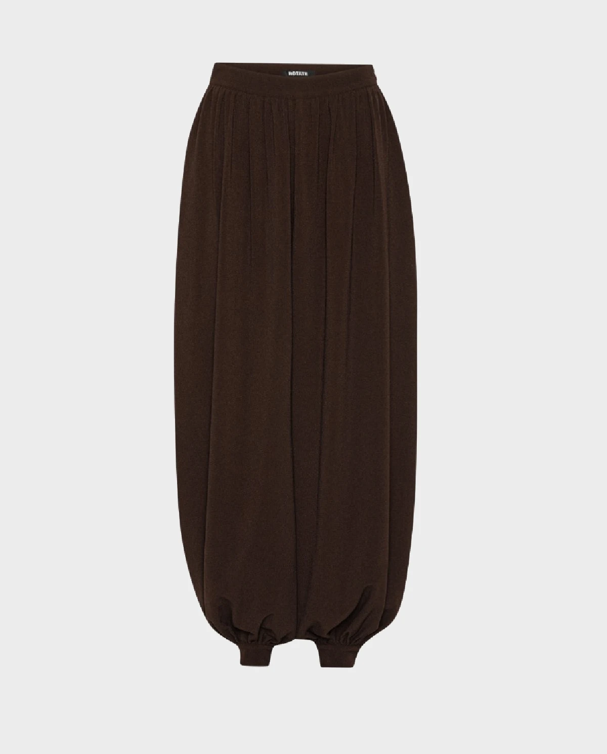 Ciemnobrązowe spodnie Balloon - Image #1