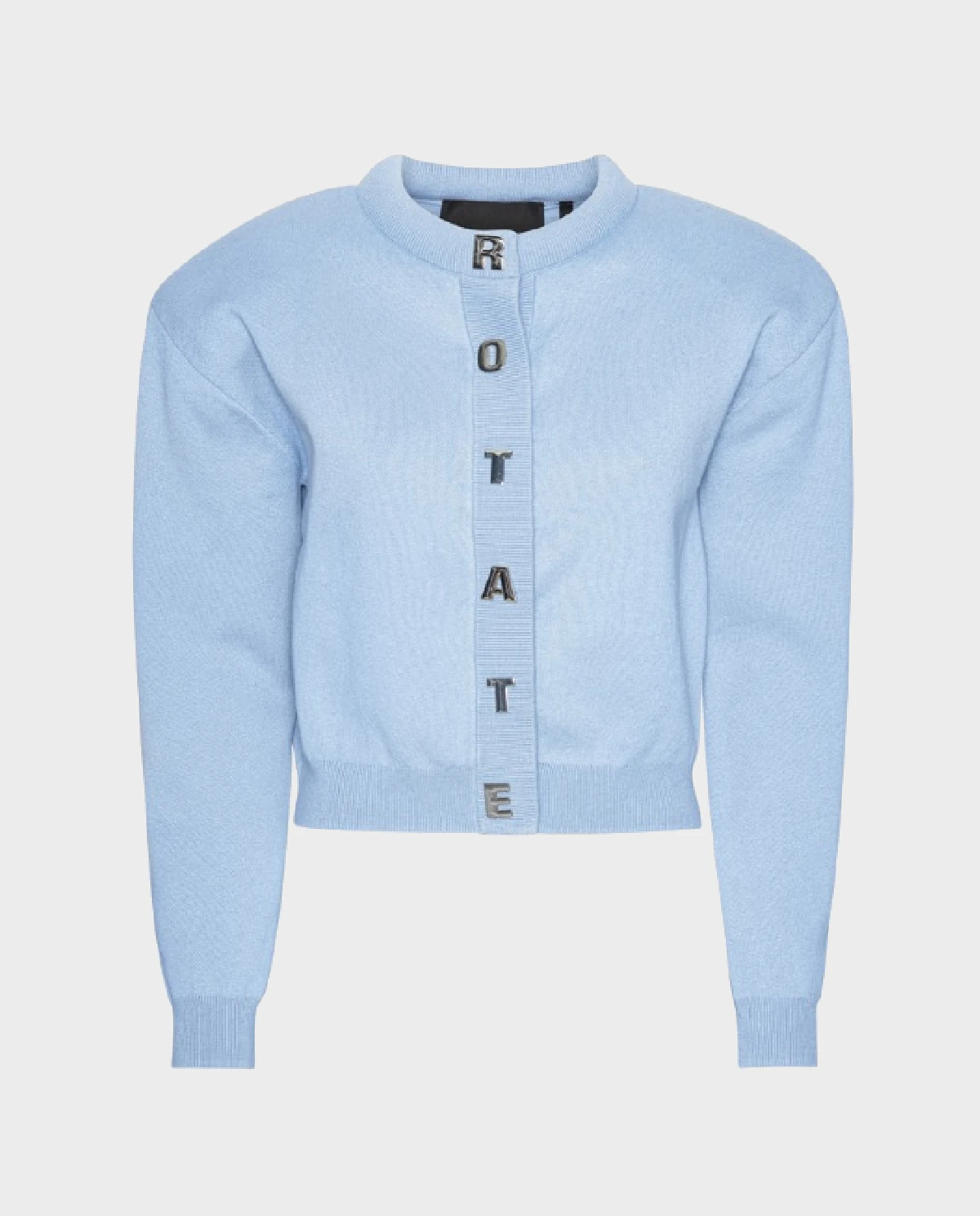 Jasnoniebieski dzianinowy kardigan - Image #1