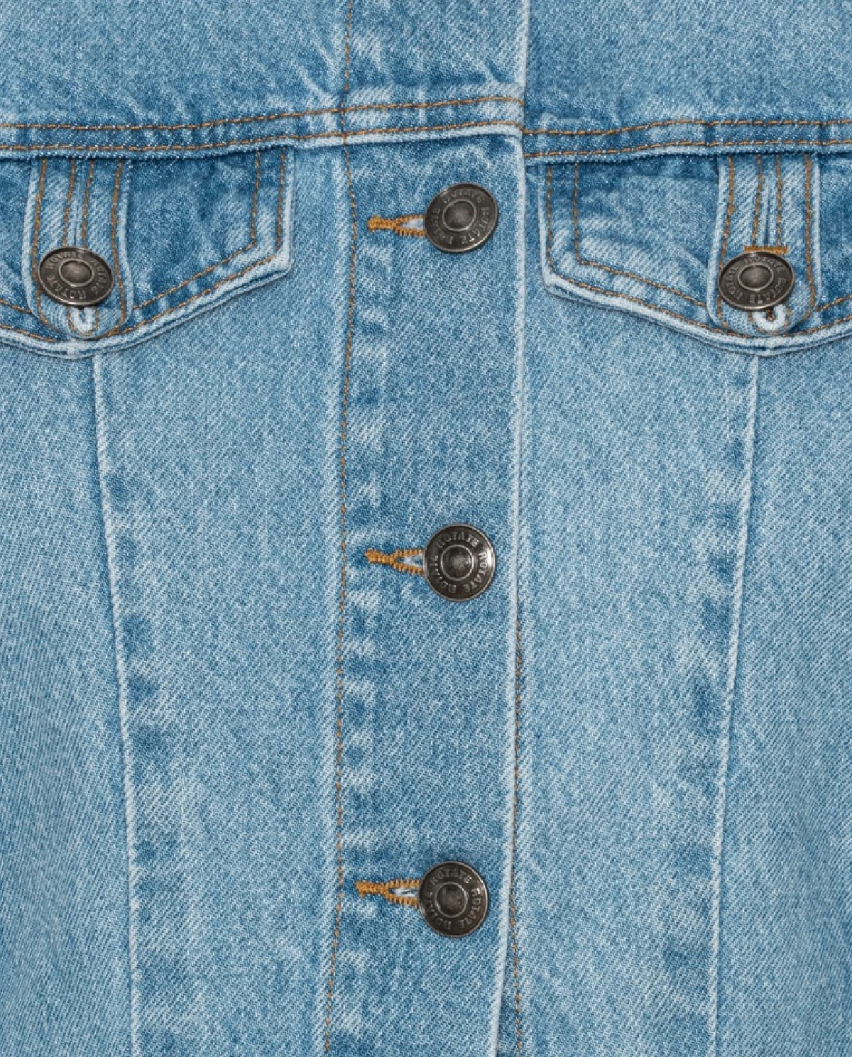 Rozszerzany top jeansowy - Image #4