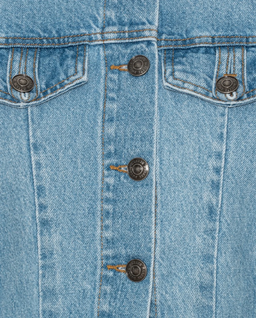 Rozszerzany top jeansowy - Image #4