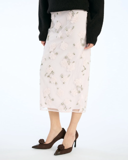 Ołówkowa spódnica midi z cekinami - Image #0