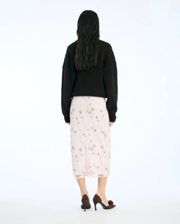 Ołówkowa spódnica midi z cekinami - Image #3