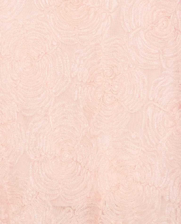 Jasnoróżowa sukienka maxi z siateczki - Image #4