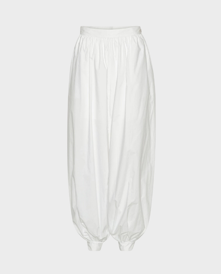 Białe spodnie Balloon