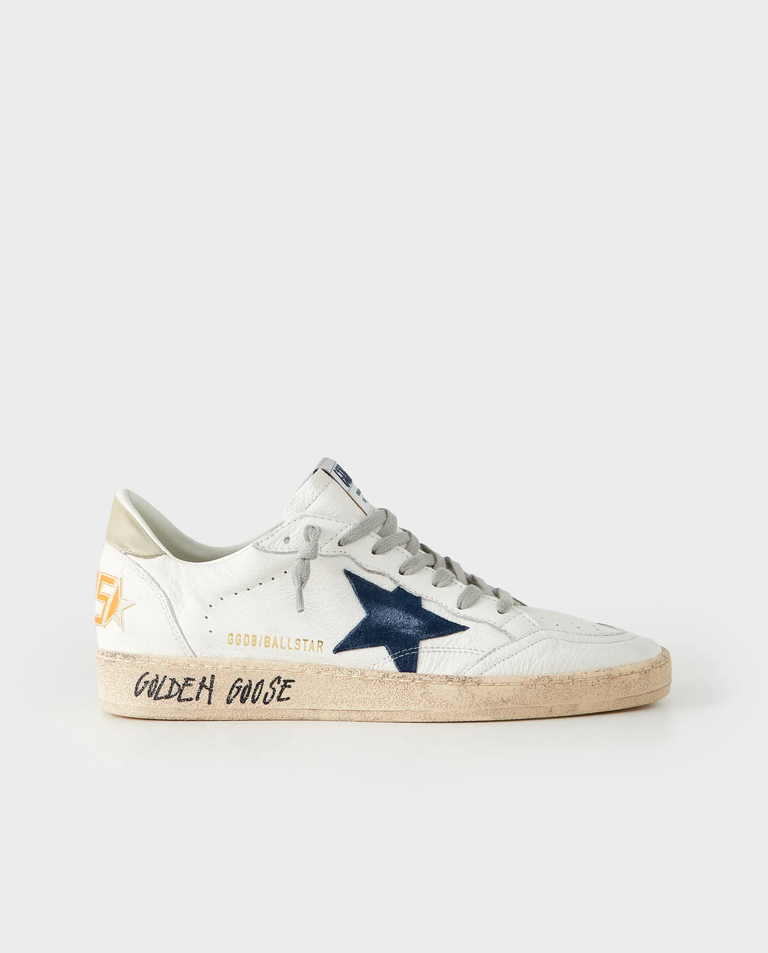 Białe skórzane sneakersy BallStar