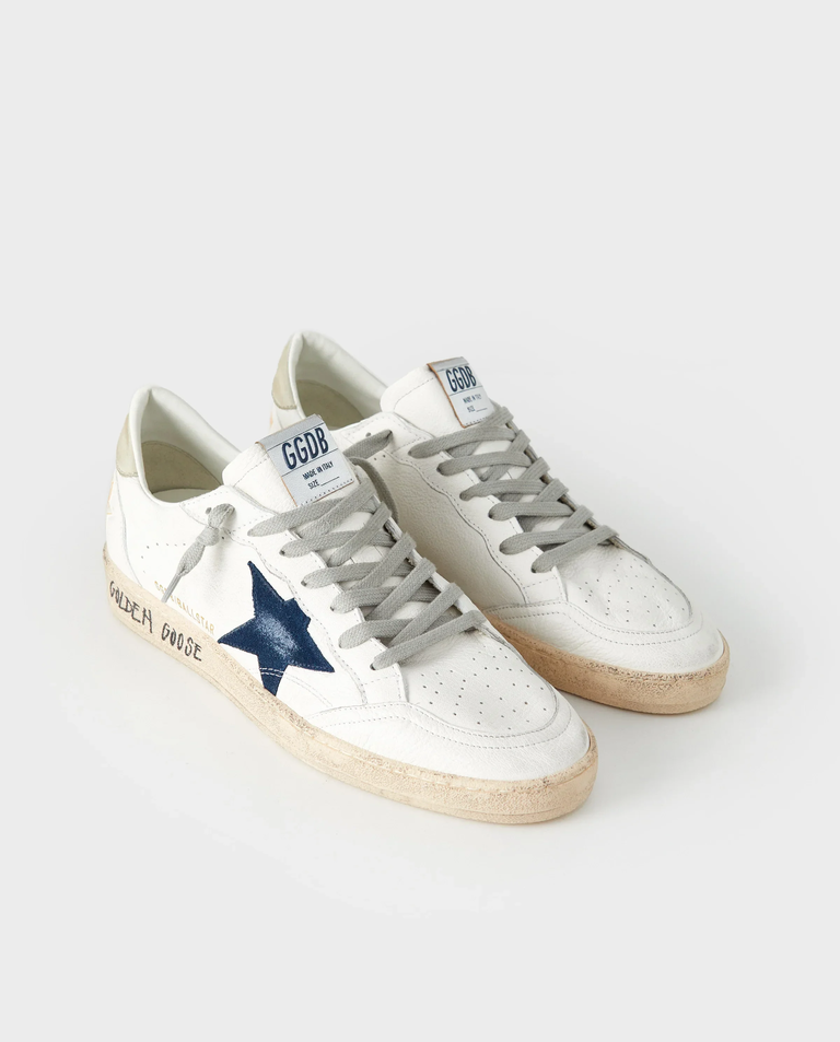 Białe skórzane sneakersy BallStar