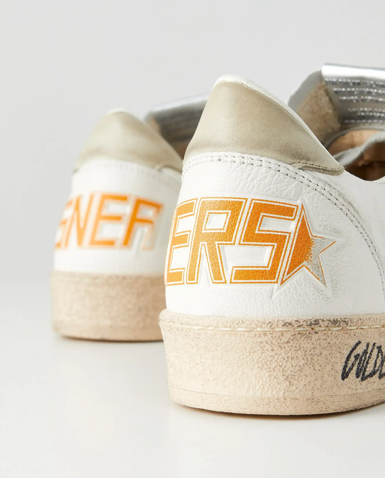 Białe skórzane sneakersy BallStar - Image #4