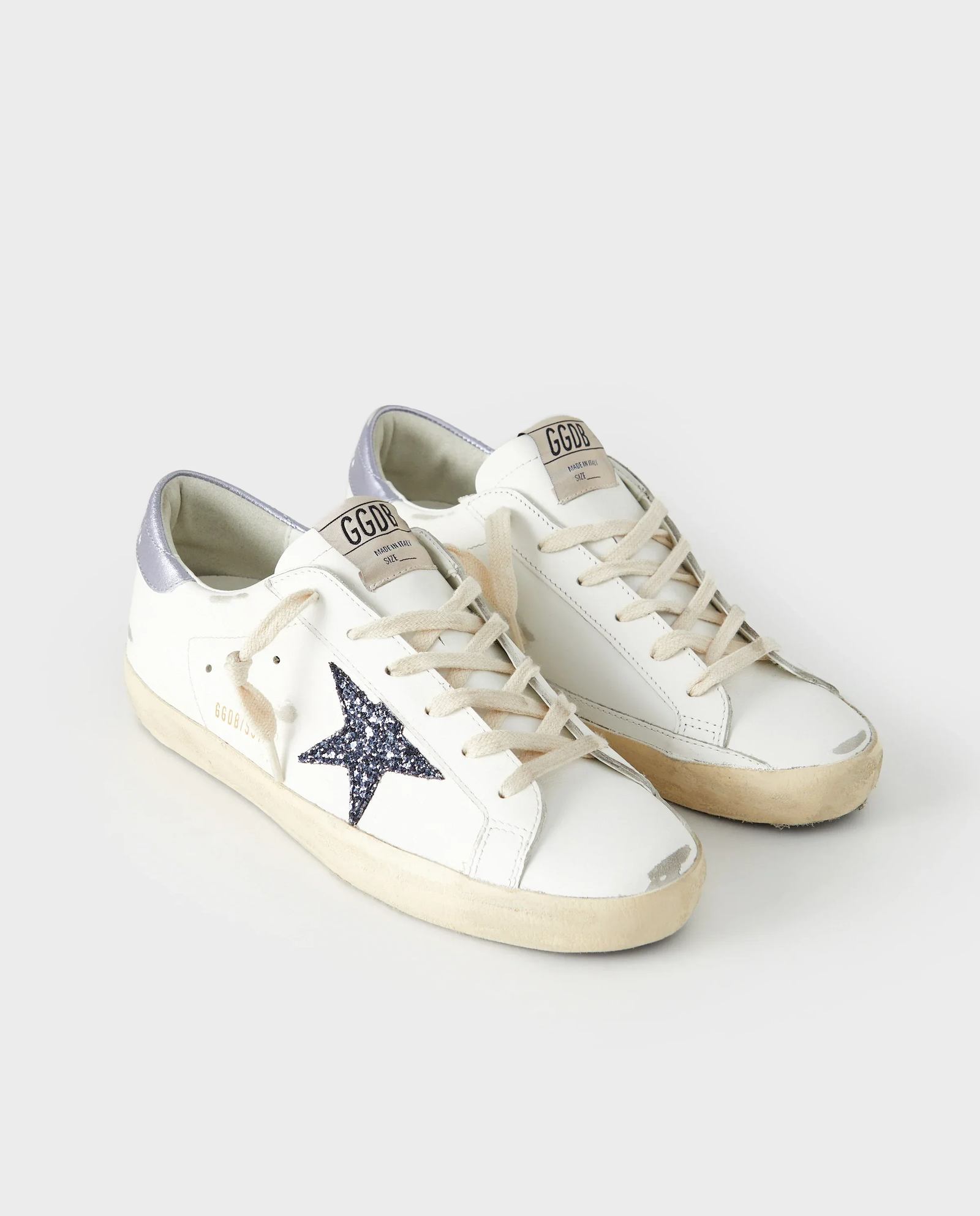 Białe sneakersy Super Star z gwiazdą - Image #1