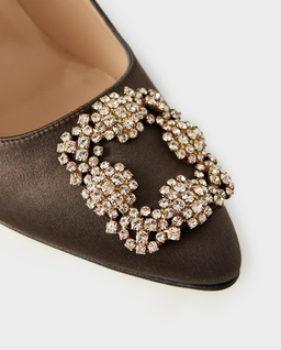 Brązowe szpilki Hangisi 90 - Image #3