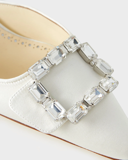 Kremowe mule na szpilce Mayjou 50 ‌ - Image #3