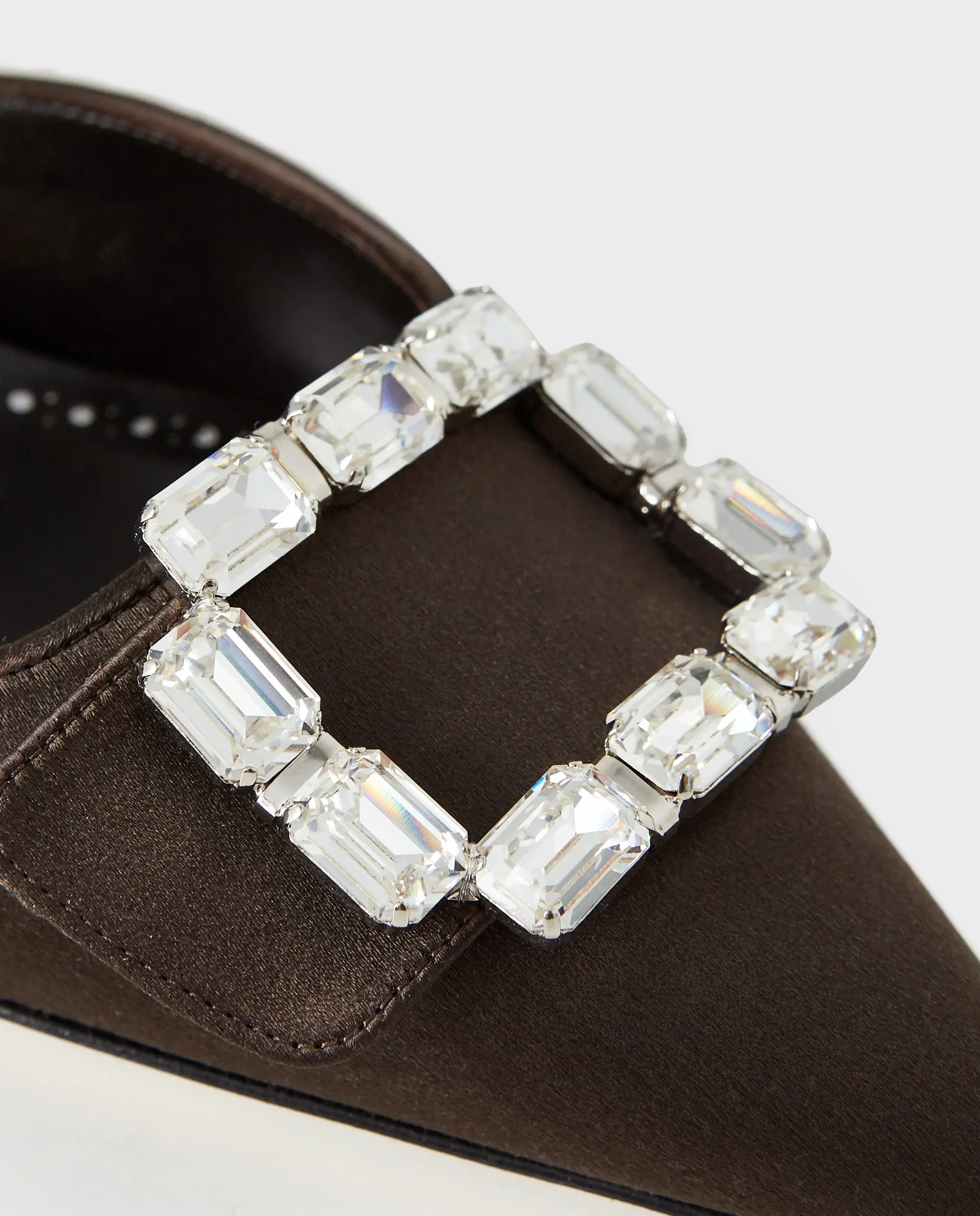 Brązowe mule na szpilce Mayjou 50 ‌ - Image #3