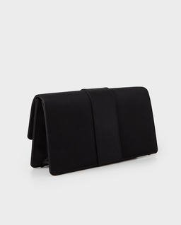Czarna satynowa kopertówka Maycapjou ‌ - Image #1