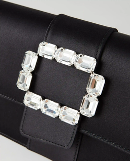 Czarna satynowa kopertówka Maycapjou ‌ - Image #2