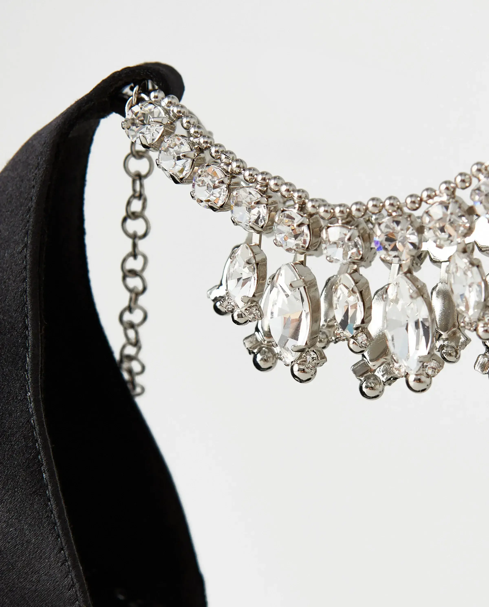 Czarne sandały na szpilce Tulisan 90 - Image #3