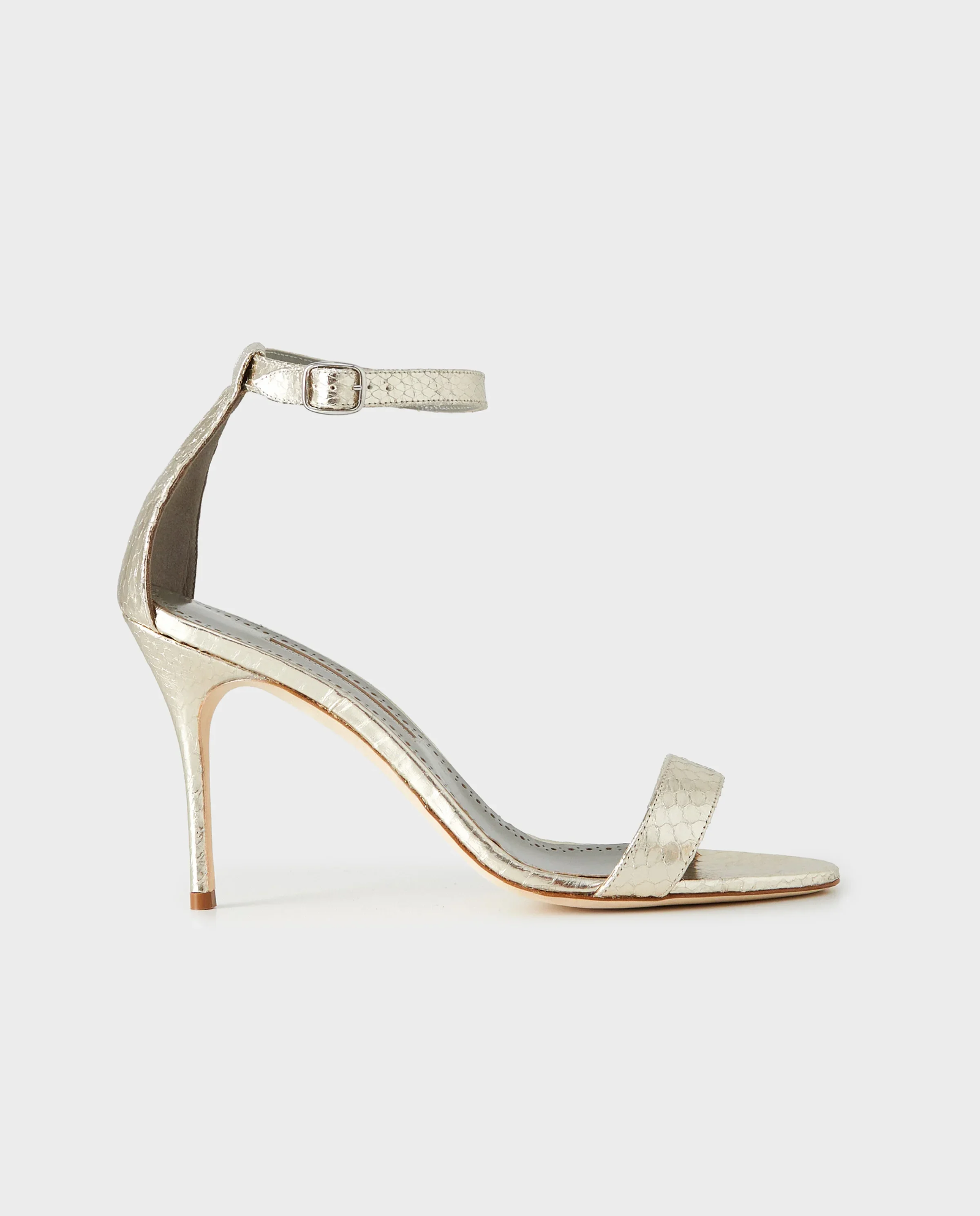 Złote sandały na szpilce Chaos 90 - Image #0