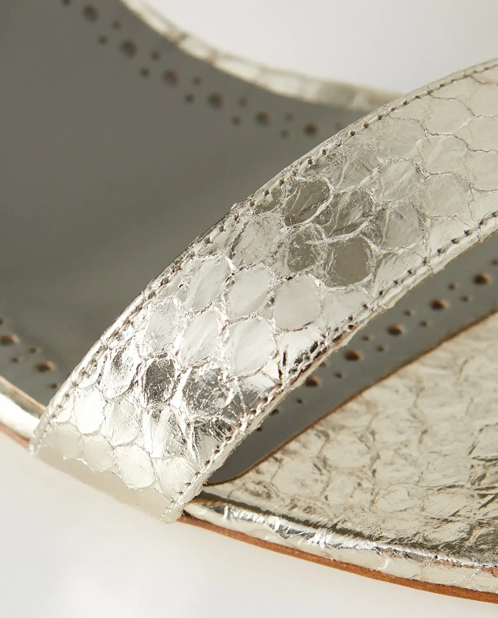 Złote sandały na szpilce Chaos 90 - Image #4