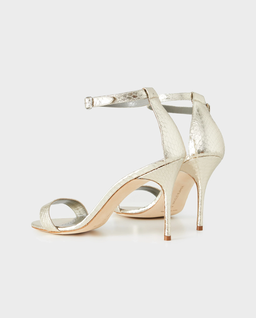 Złote sandały na szpilce Chaos 90 - Image #3