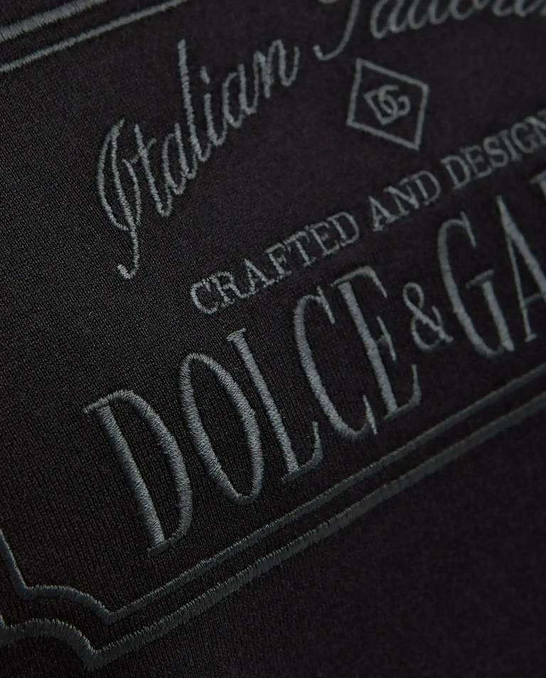 Czarny t-shirt z logo - Image #4