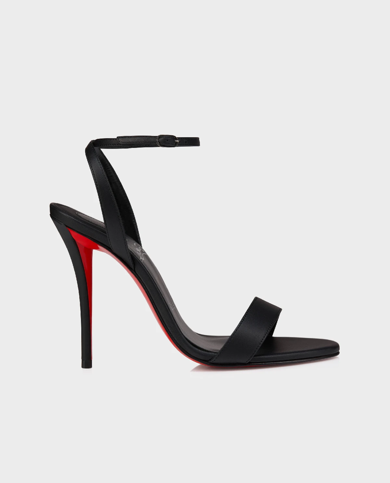 Czarne sandały na szpilce Miss Z 100