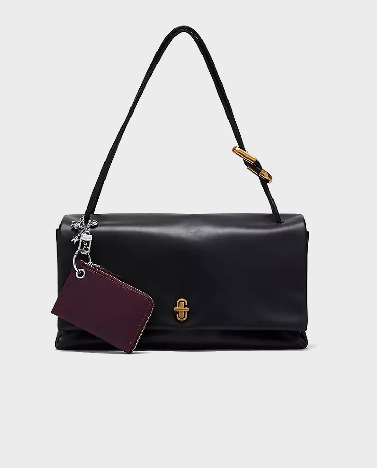 Burgundowy portfel na suwak - Image #1