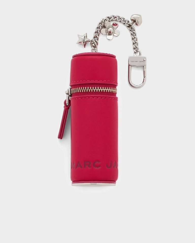 Skórzana zawieszka etui na szminkę