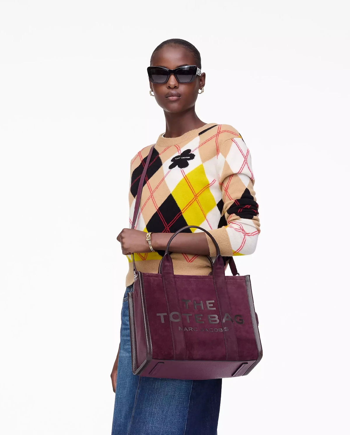 Zamszowa torebka The Medium Tote Bag - Image #1