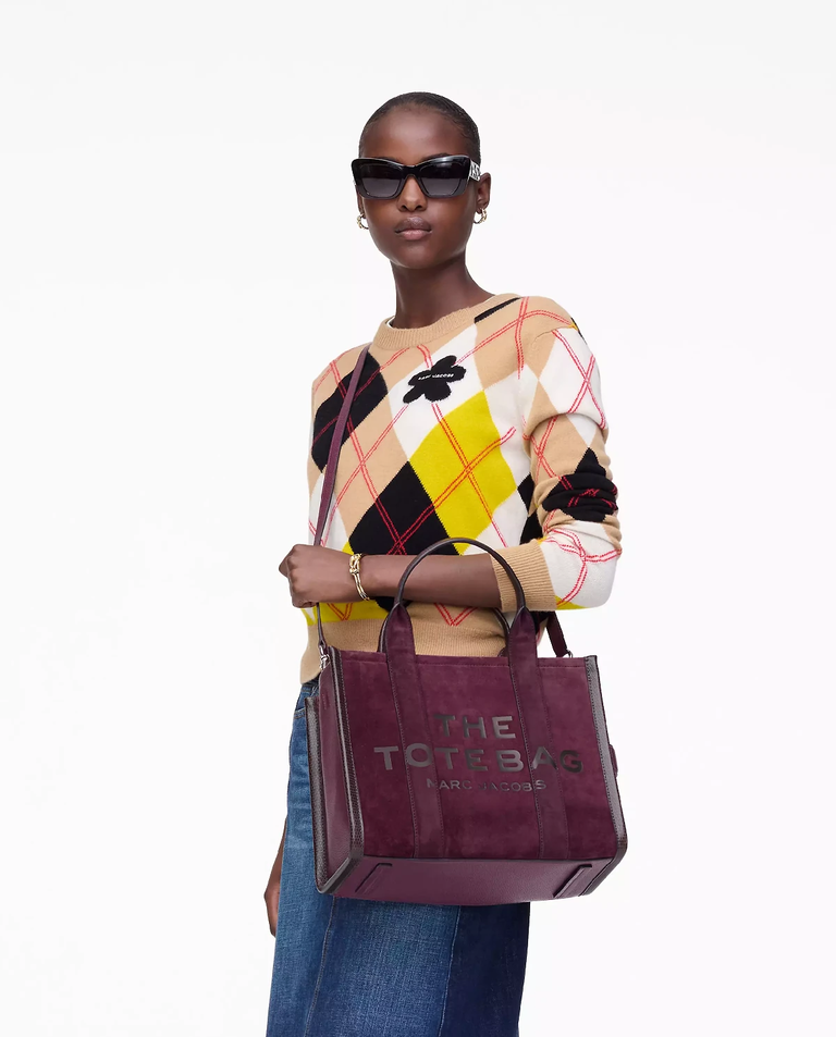 Zamszowa torebka The Medium Tote Bag