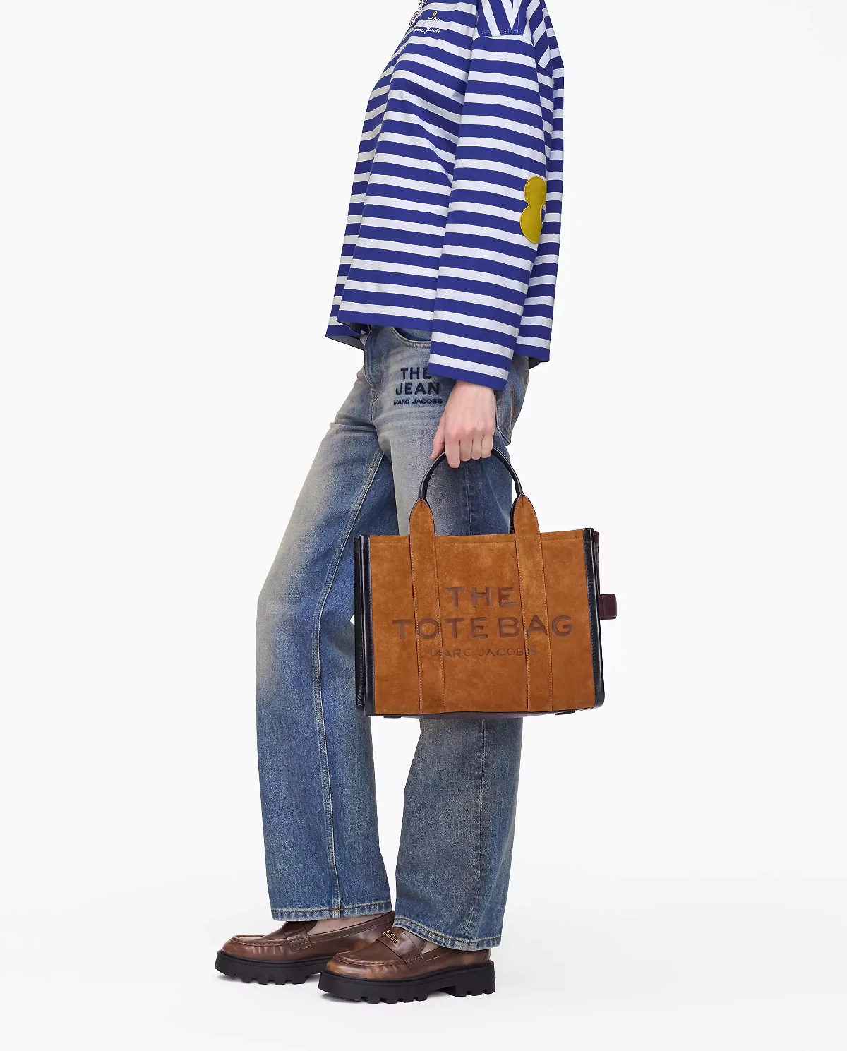 Zamszowa torebka The Medium Tote Bag - Image #2