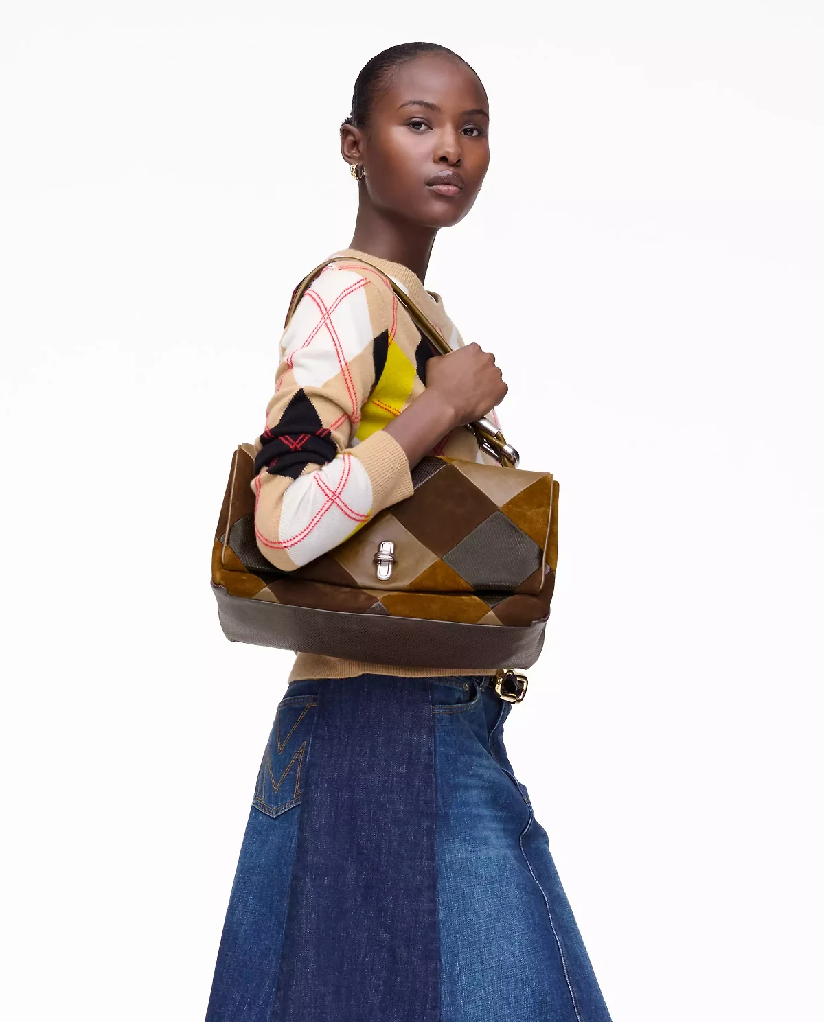 Torebka w patchworkowy wzór Dual Bag Large - Image #1