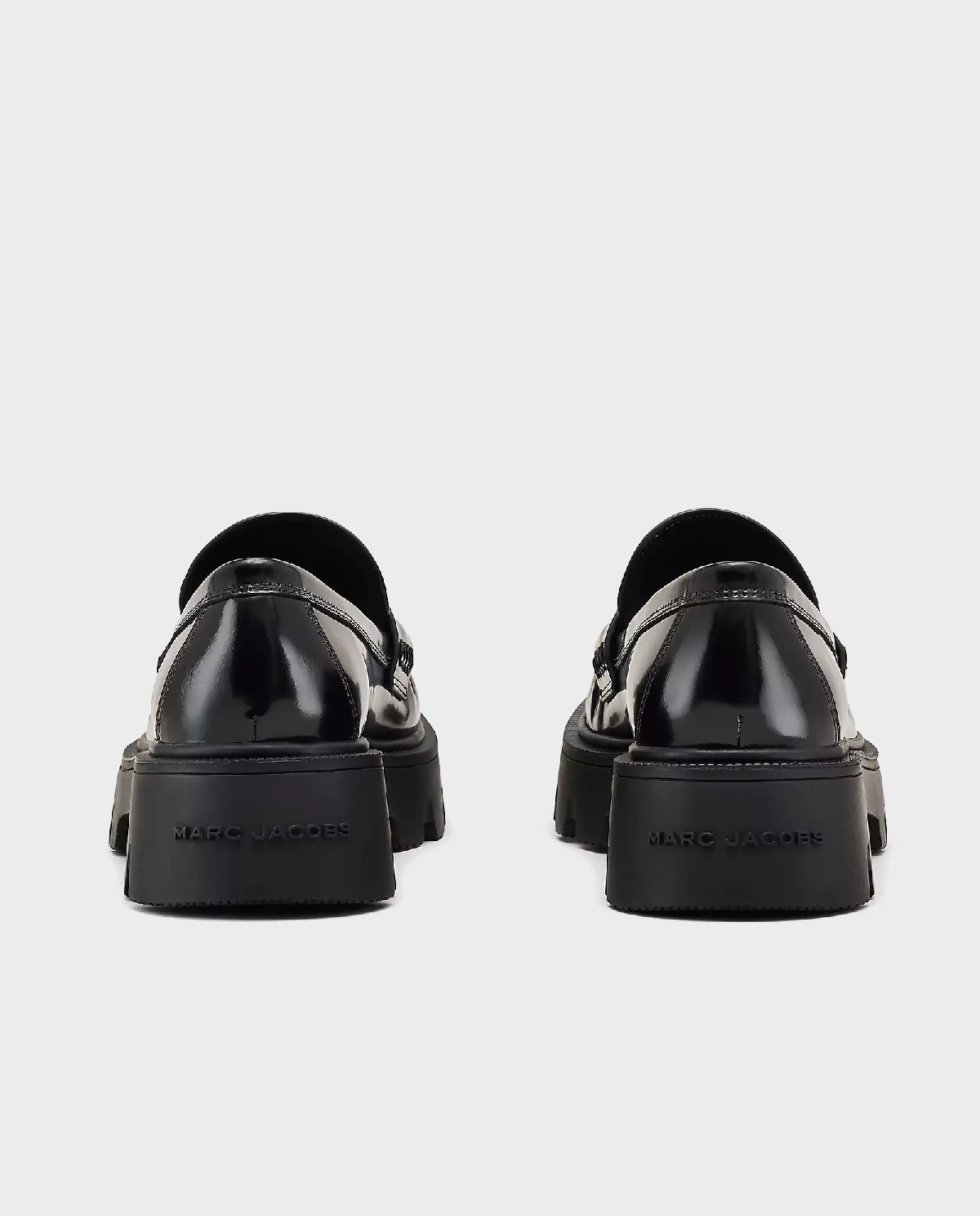 Czarne skórzane mokasyny Frankie - Image #3