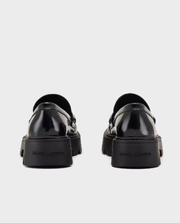 Czarne skórzane mokasyny Frankie - Image #3