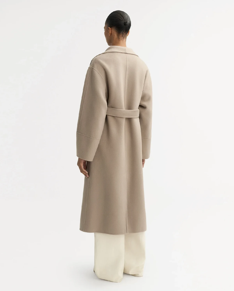 Długi beżowy płaszcz - Image #2