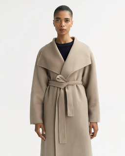 Długi beżowy płaszcz - Image #3