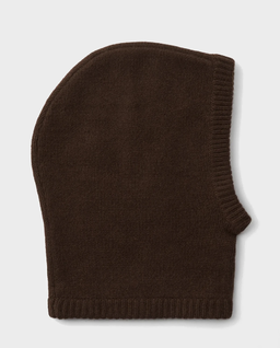 Ciemnobrązowa balaclava z kaszmiru - Image #0