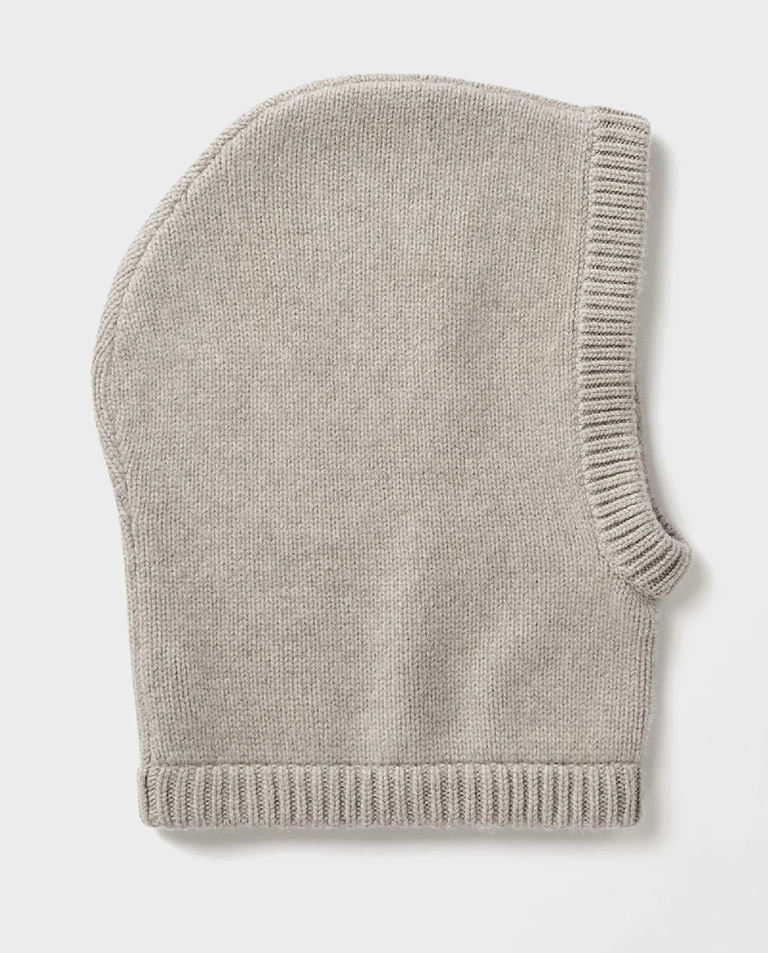 Beżowa balaclava z kaszmiru