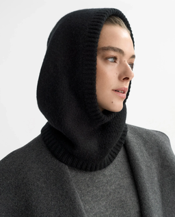 Czarna balaclava z kaszmiru - Image #1